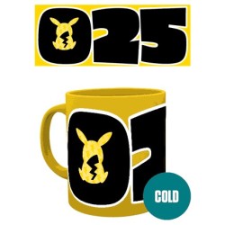 Mug - Thermo Réactif - Pikachu 25 - Pokemon