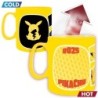 Mug - Thermo Réactif - Pikachu 25 - Pokemon