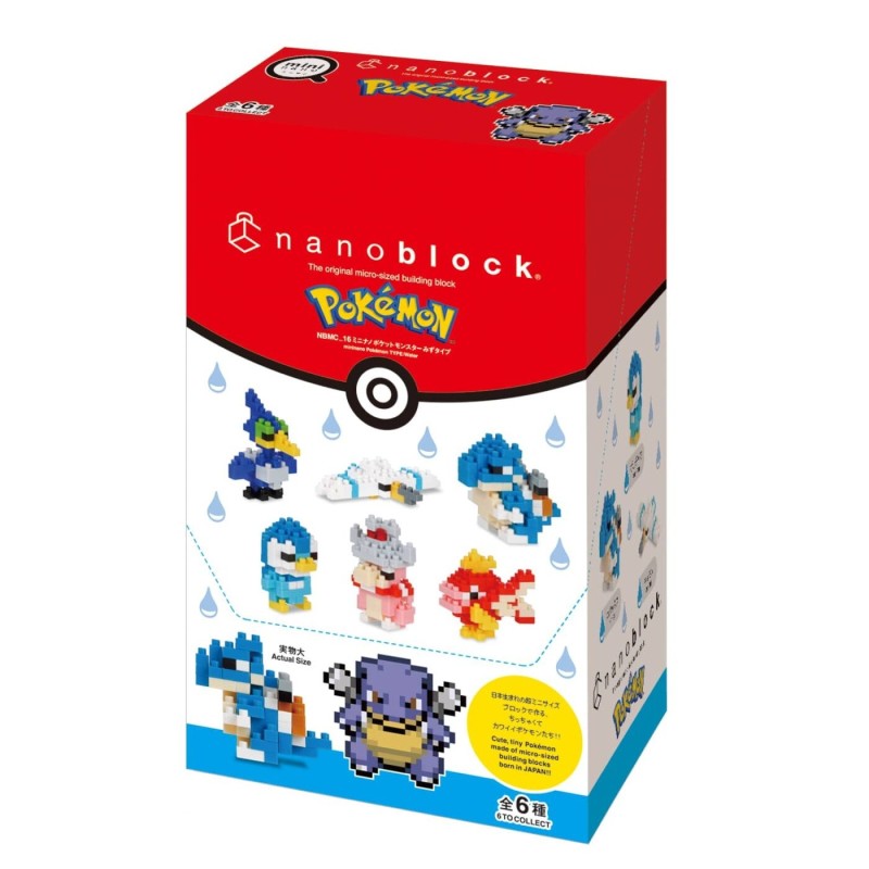 Nanoblock - Eau Set - Pokemon