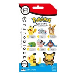 Nanoblock - Électrique Set - Pokemon