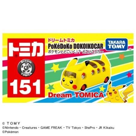 Dream Tomica (151) - Pikachu - PokeDoko Dokoikocar - Pokemon
