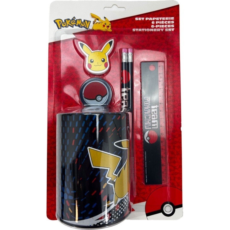 Set de Papeterie - Team Pikachu - Pokemon