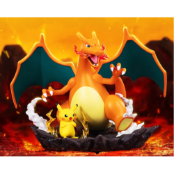 Pikachu  Dracaufeu - Pokemon - Prime Figure