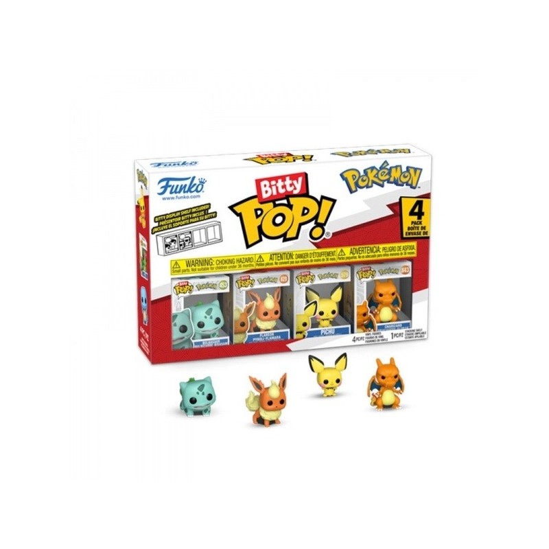 Pack de 4 - Bulbizarre - Pokemon - Bitty POP