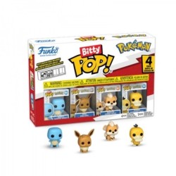 Pack de 4 - Carapuce - Pokemon - Bitty POP