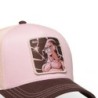 Casquette Trucker Premium - Buu (Marron/Rose) - Dragon Ball Z