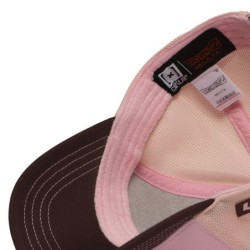 Casquette Trucker Premium - Buu (Marron/Rose) - Dragon Ball Z