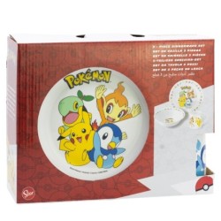 Set de Vaisselle - Starter Sinnoh  Pikachu - POkemon