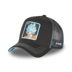 Casquette Trucker - Goku SSJ God SSJ (Noir) - Dragon Ball Super