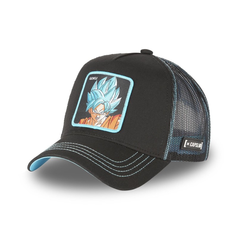 Casquette Trucker - Goku SSJ God SSJ (Noir) - Dragon Ball Super