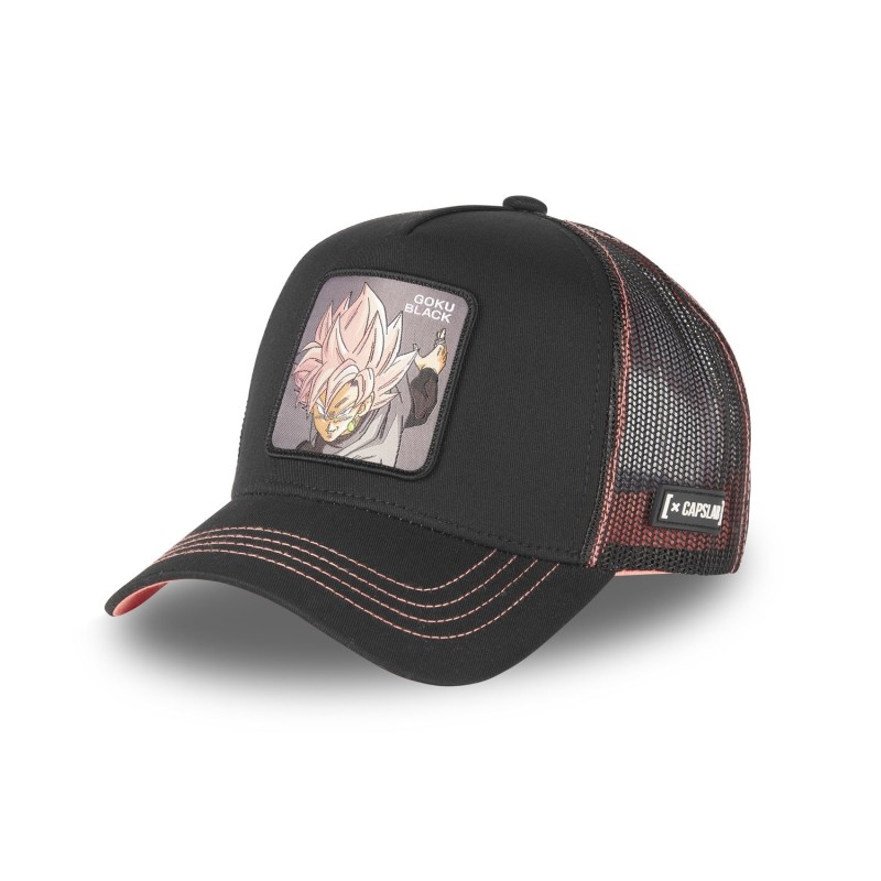Casquette Trucker - Goku Black SSJ Rosé (Noir) - Dragon Ball Super