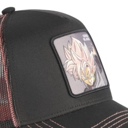 Casquette Trucker - Goku Black SSJ Rosé (Noir) - Dragon Ball Super