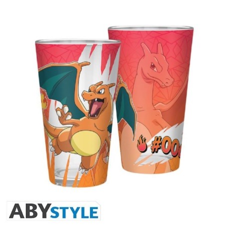 Boîte abîmée - Verre XXL - Dracaufeu - Pokemon
