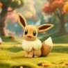 Évoli (Flocké) - Pokemon - Q-version