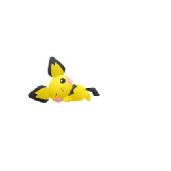Peluche - Pichu couché - Pokemon - Big Fluffy Plush