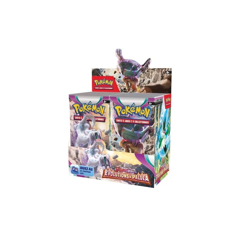 Display Pokémon Evolutions à Paldea - EV02