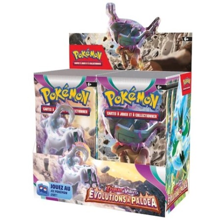 Display Pokémon Evolutions à Paldea - EV02