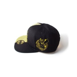 Casquette Snapback - Block Pikachu (Noir/Jaune) - Pokemon