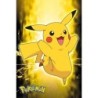Poster - Pikachu néon - Pokemon - Roulé  filmé