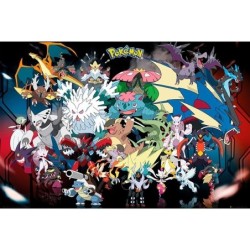 Poster - Mega Pokemon - Pokemon - Roulé  filmé