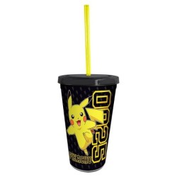Gobelet avec Paille - Pikachu Collage - Pokemon