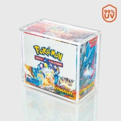 Acrylic case for pkm booster box with lid