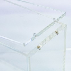 Acrylic case for pkm booster box with lid