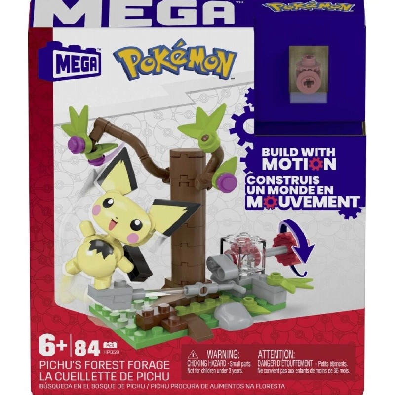 Mega Block - Cueillette de Pichu - Pokemon - Build with Motion