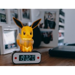 Réveil Numérique  Lampe LED - Evoli - Pokemon
