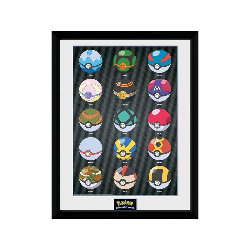 Cadre - Pokeballs - Pokemon