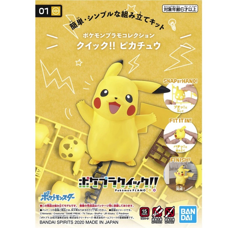 Pokepla Quick - Pikachu (N°01) - Pokemon