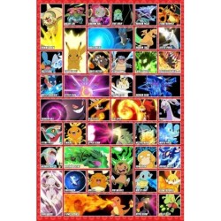 Poster - Vignettes - Pokemon - Roulé  filmé