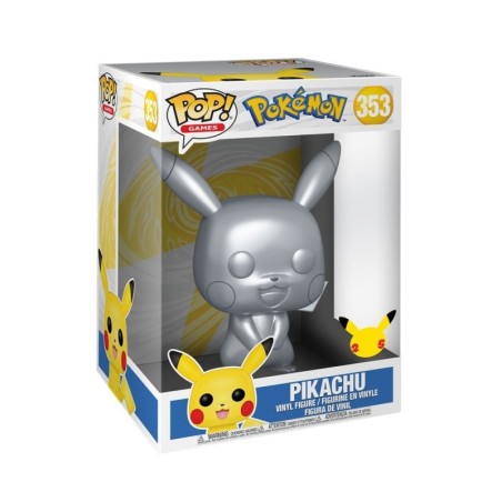 Pikachu Silver - Pokemon (353) - POP Games - Jumbo
