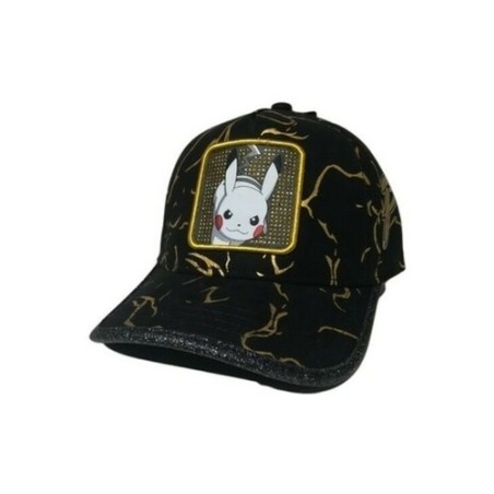 Casquette Baseball Glitter - Pikachu Foudre (Noir) - Pokemon