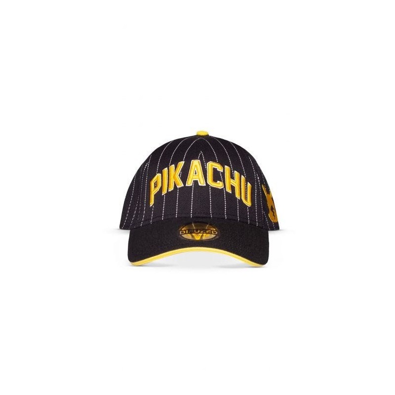 Casquette Baseball - Pikachu Baseball Team (Noir) - Pokemon