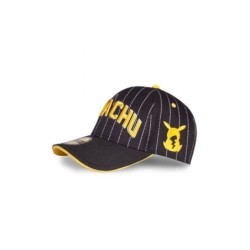 Casquette Baseball - Pikachu Baseball Team (Noir) - Pokemon