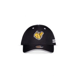 Casquette Baseball - Pikachu 8bit (Noir) - Pokemon