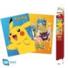Set 2 Chibi Poster - Colourful Characters - Pokemon