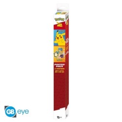 Set 2 Chibi Poster - Colourful Characters - Pokemon