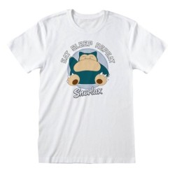 T-shirt - Pokemon - Ronflex Eat Sleep Repeat