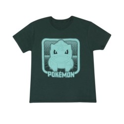 T-shirt - Pokemon - Retro Arcade - Bulbizarre