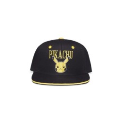 Casquette Snapback - Grumpy Pikachu (Noir) - Pokemon