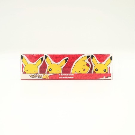 Set de Gommes - Pikachu Faces - Pokemon