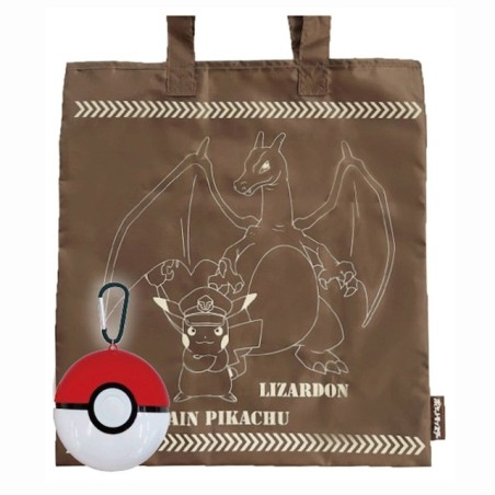 Cabas - StarNylon Totebag in Pokeball Vol.4 - Dracaufeu  Pikachu - Pokemon
