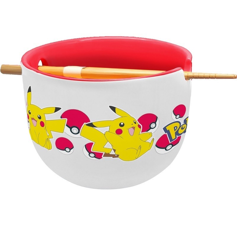 Bol à Ramen - Pikachu  Poké Balls - Pokemon