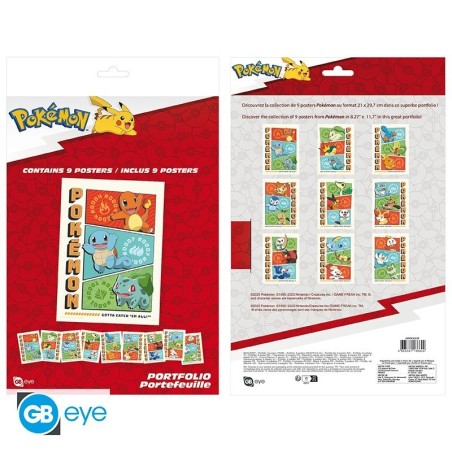 Portfolio posters - Starters - Pokemon