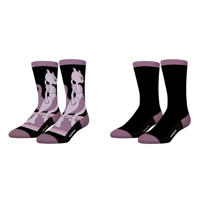 Pack de 2 - Chaussettes - Mewtwo - Pokemon