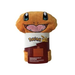 Couverture à Capuche - Salamèche - Pokemon