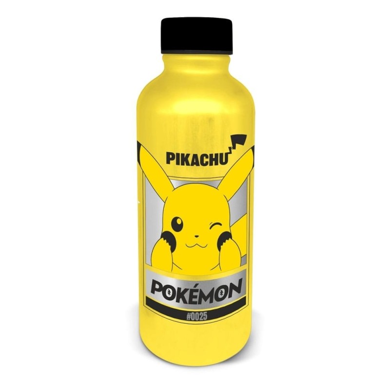 Bouteille Aluminium - Pikachu Wink 25 (Jaune/Noir) - Pokemon