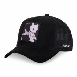 Casquette Trucker Premium - Mewtwo (Velour Noir) - Pokemon